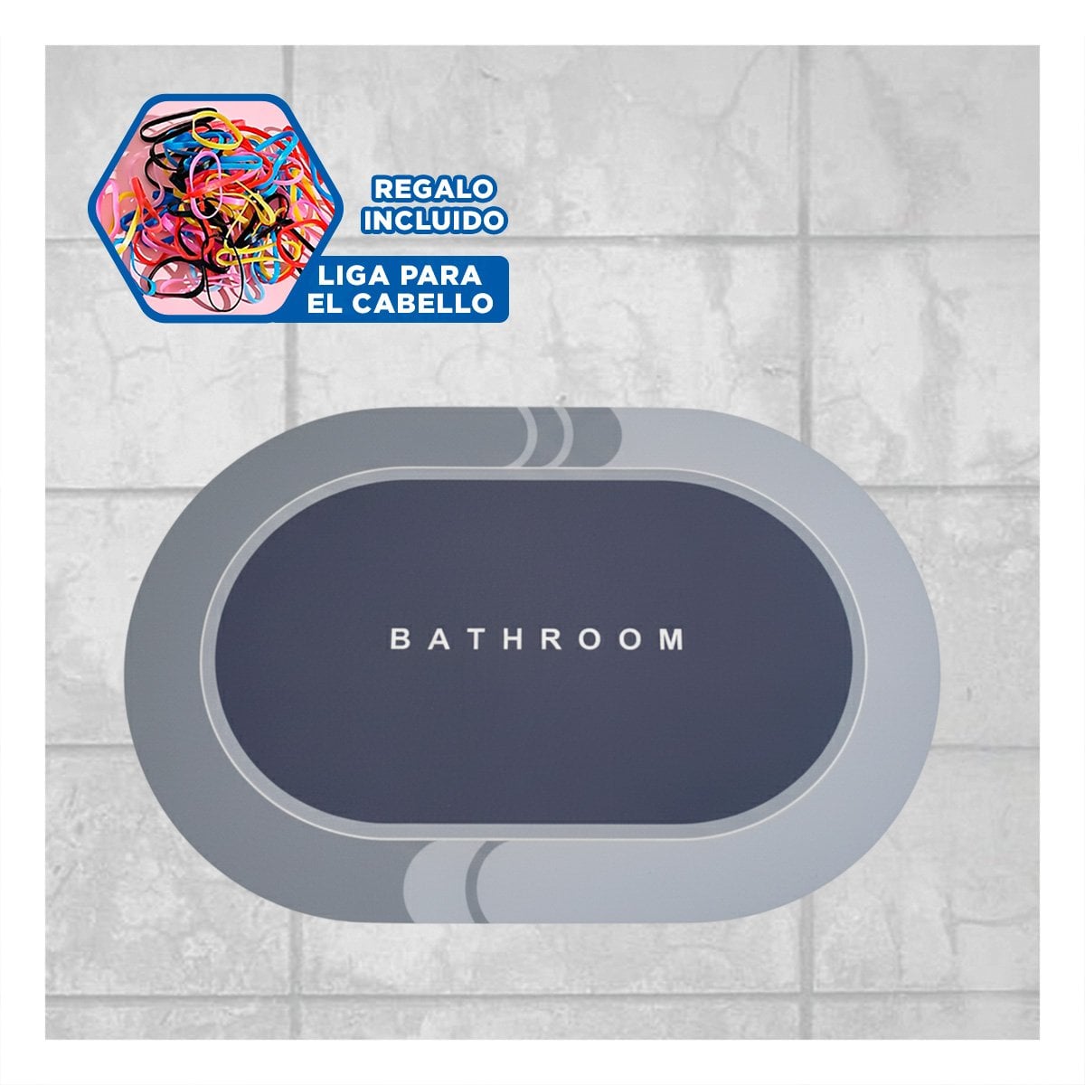 SUPERFICIE OVALADA DE PISO PARA HOGAR Y CASA CON FORMA PRACTICA PLOMO Y+LIGAS REGALO - 2