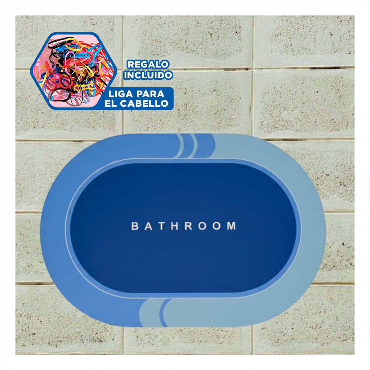 CUBIERTA OVALADA DECORATIVA PARA HOGAR Y CASA CON SUPERFICIE AGRADABLE CELESTE Y+LIGAS REGALO - 2