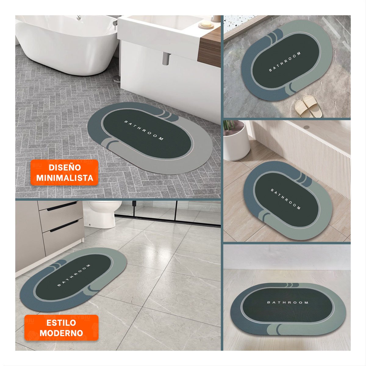 PACK2 CUBIERTA OVALADA PARA CASA Y HOGAR CON PRACTICIDAD INTERIOR VERDE OSCURO Y+PAPEL REGALO - 3