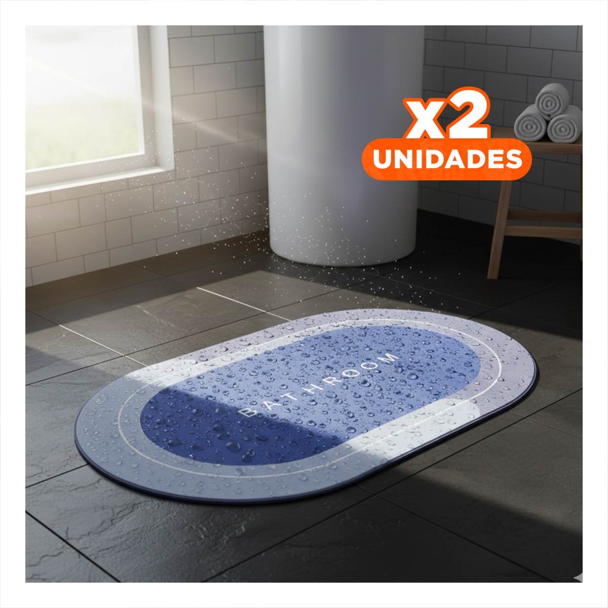 PACK2 BASE OVALADA PARA CASA Y HOGAR CON APOYO DIARIO AZUL Y+PAPEL REGALO - 1