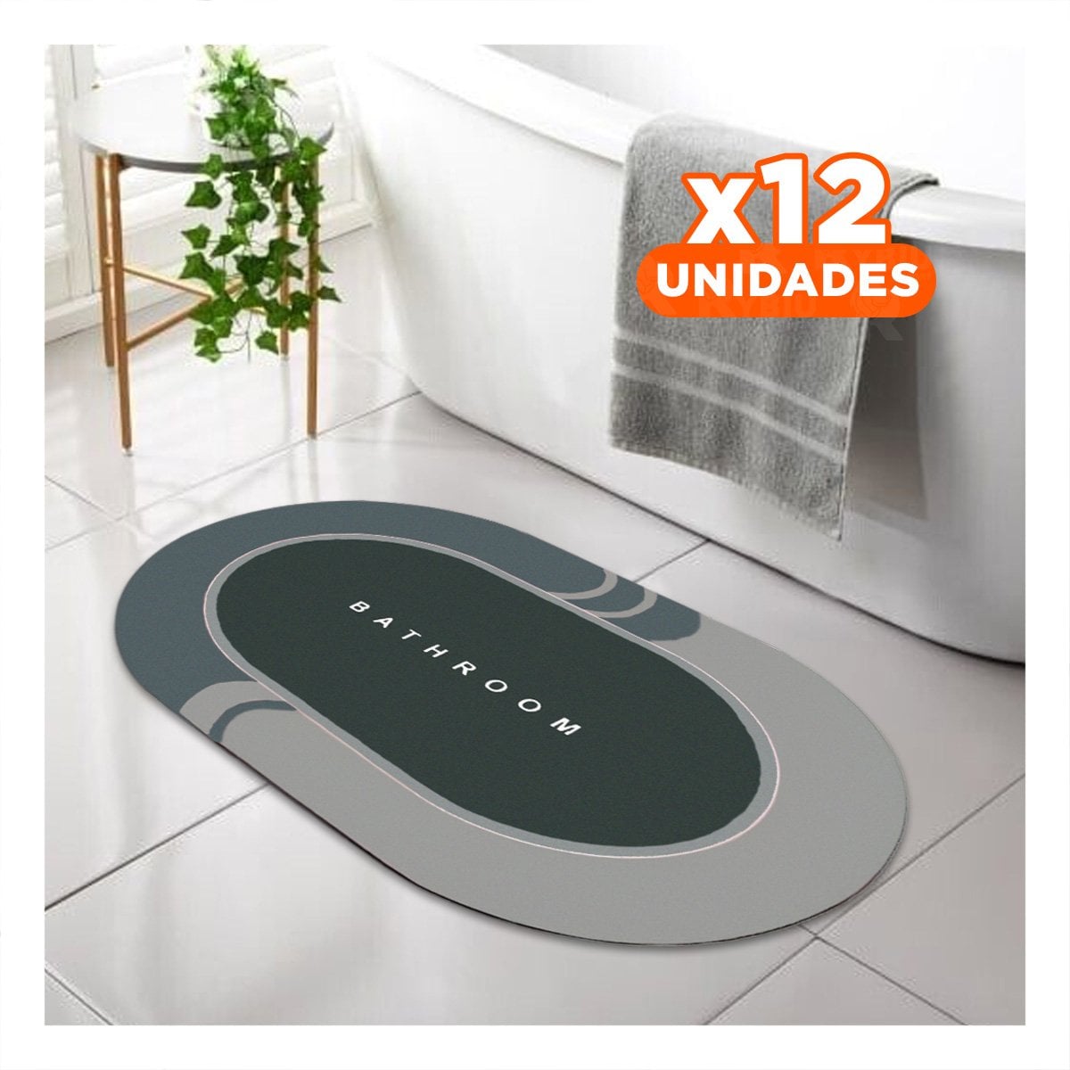 PACK12 SUPERFICIE DECORATIVA OVALADA PARA USO EN CASA Y HOGAR VERDE OSCURO Y+PAPEL REGALO - 1