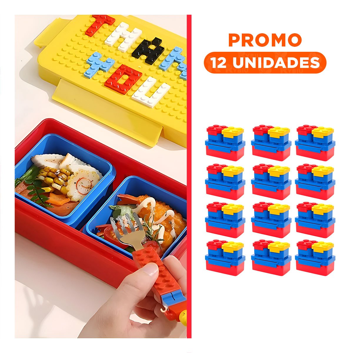 PACK12 COMBO DE 3 TAPERES DE PLASTICO EN VARIOS COLORES PARA USO ESCOLAR INFANTIL - 1