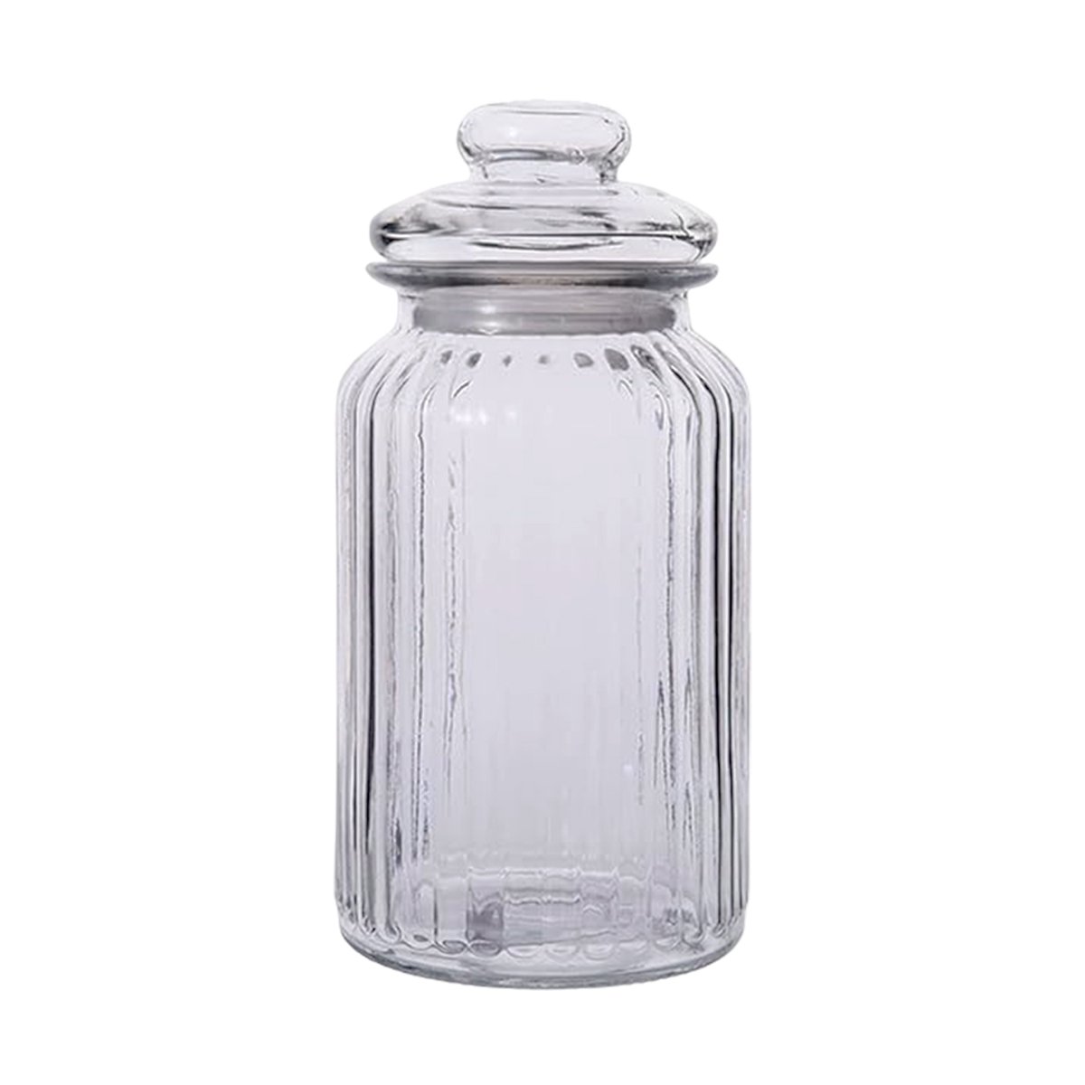 FRASCO DE VIDRIO COLOR TRANSPARENTE MULTIUSO PARA 2 KILOS EN COCINA Y+LIGAS REGALO - 5
