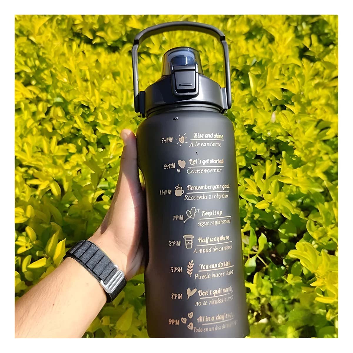 TOMATODOS CON 2 L 1 L Y 300 ML EN SET DE 3 NEGRO PARA MOVIMIENTO - 1