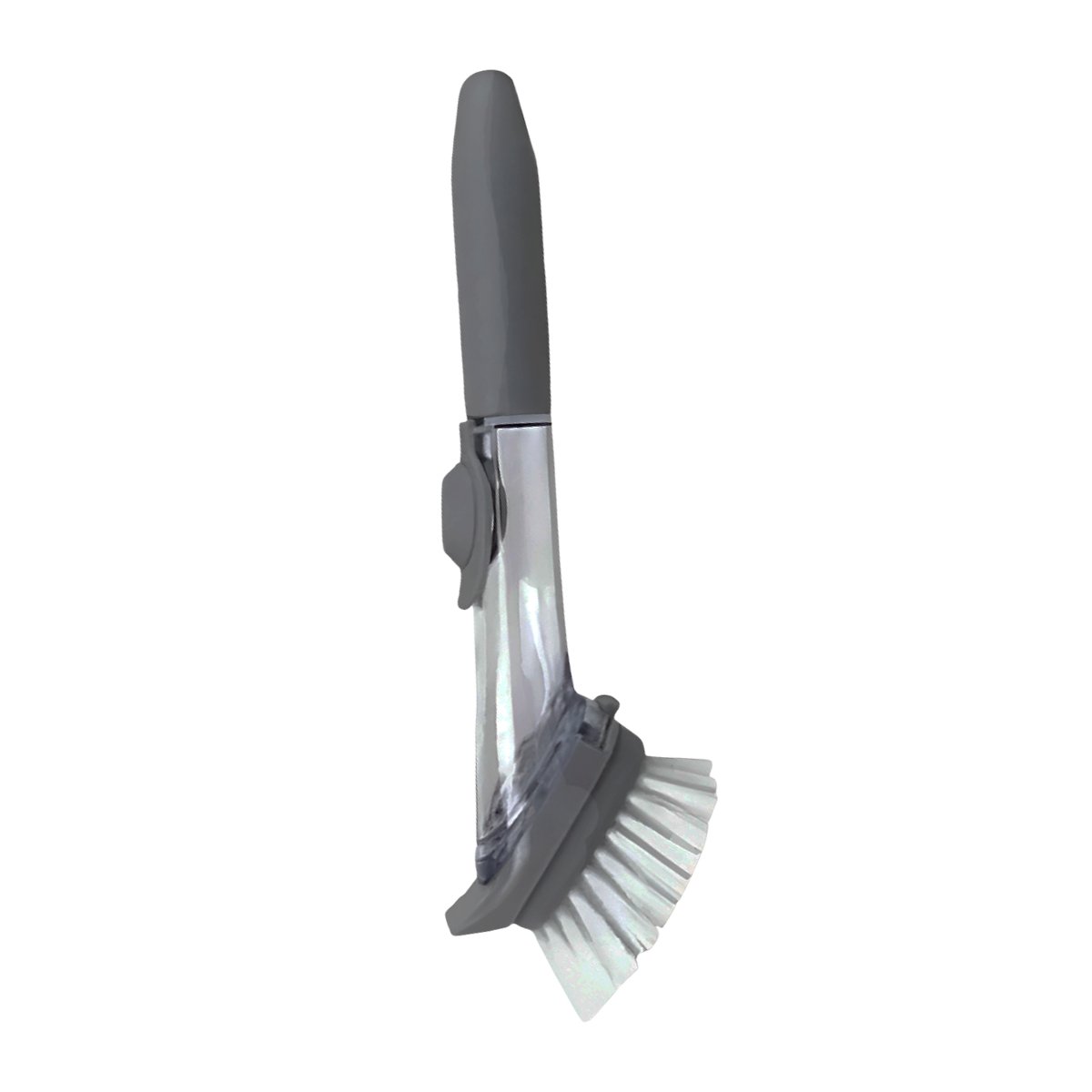 CEPILLO DE COCINA EN COLOR PLOMO CON SISTEMA DISPENSADOR DE JABON LIQUIDO Y+LIGAS REGALO - 5
