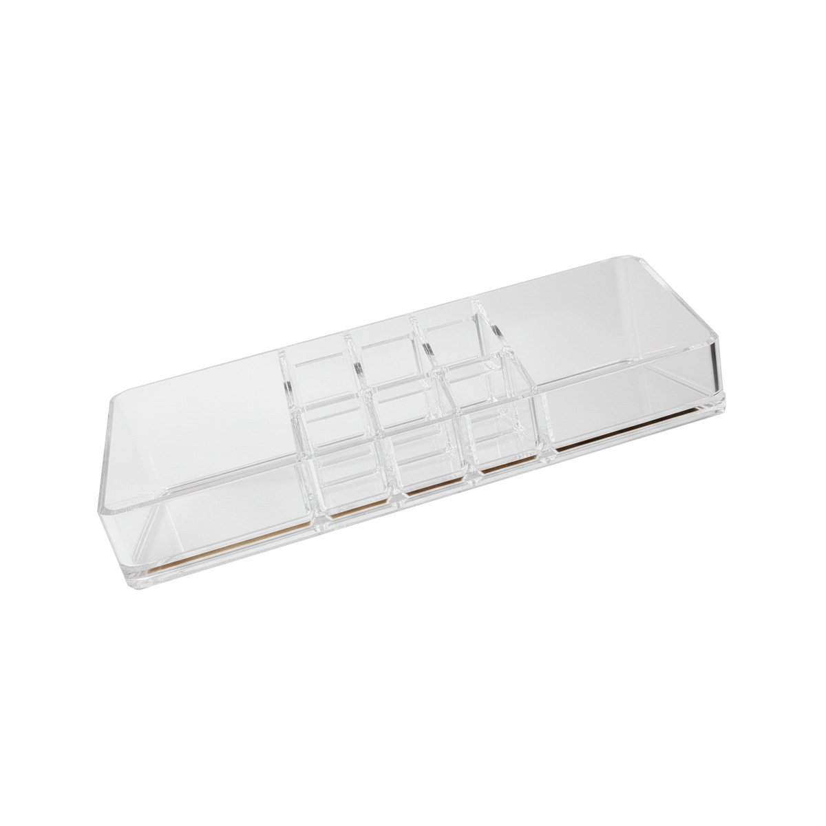 ESTUCHE ORGANIZADOR ACRILICO 11 DIVISIONES TRANSPARENTE PARA COSMÉTICOS Y+LIGAS REGALO - 5