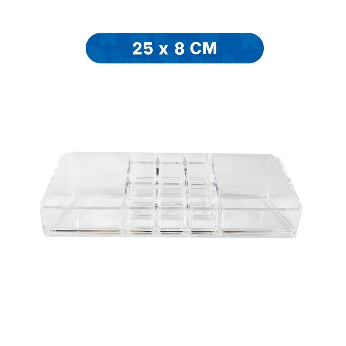 PACK4 ALMACENADOR ACRILICO TRANSPARENTE 11 DIVISIONES PARA MAQUILLAJE Y+PAPEL REGALO - 4