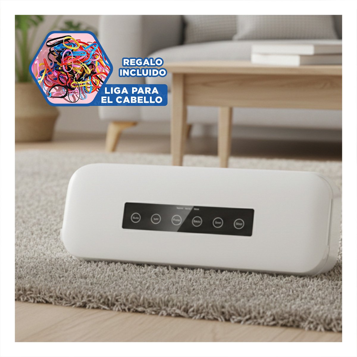 EQUIPO DE SELLADO AL VACIO BLANCO ELECTRICO PARA HOGAR Y ALIMENTOS Y+LIGAS REGALO - 2