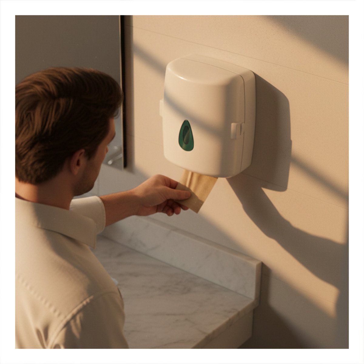 PACK2 DISPENSADOR BLANCO PAPEL TOALLA ROLLO VERTICAL PARA COCINA Y HOGAR - 5