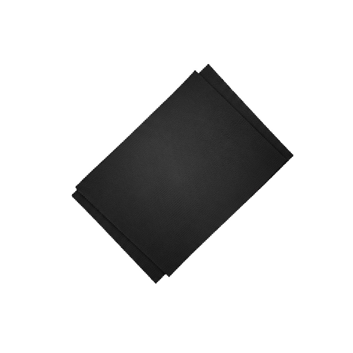 PACK4 COLECCION 6 INDIVIDUAL NEGRO RECTANGULAR LISO 30X45CM PARA COCINA Y+PAPEL REGALO - 3