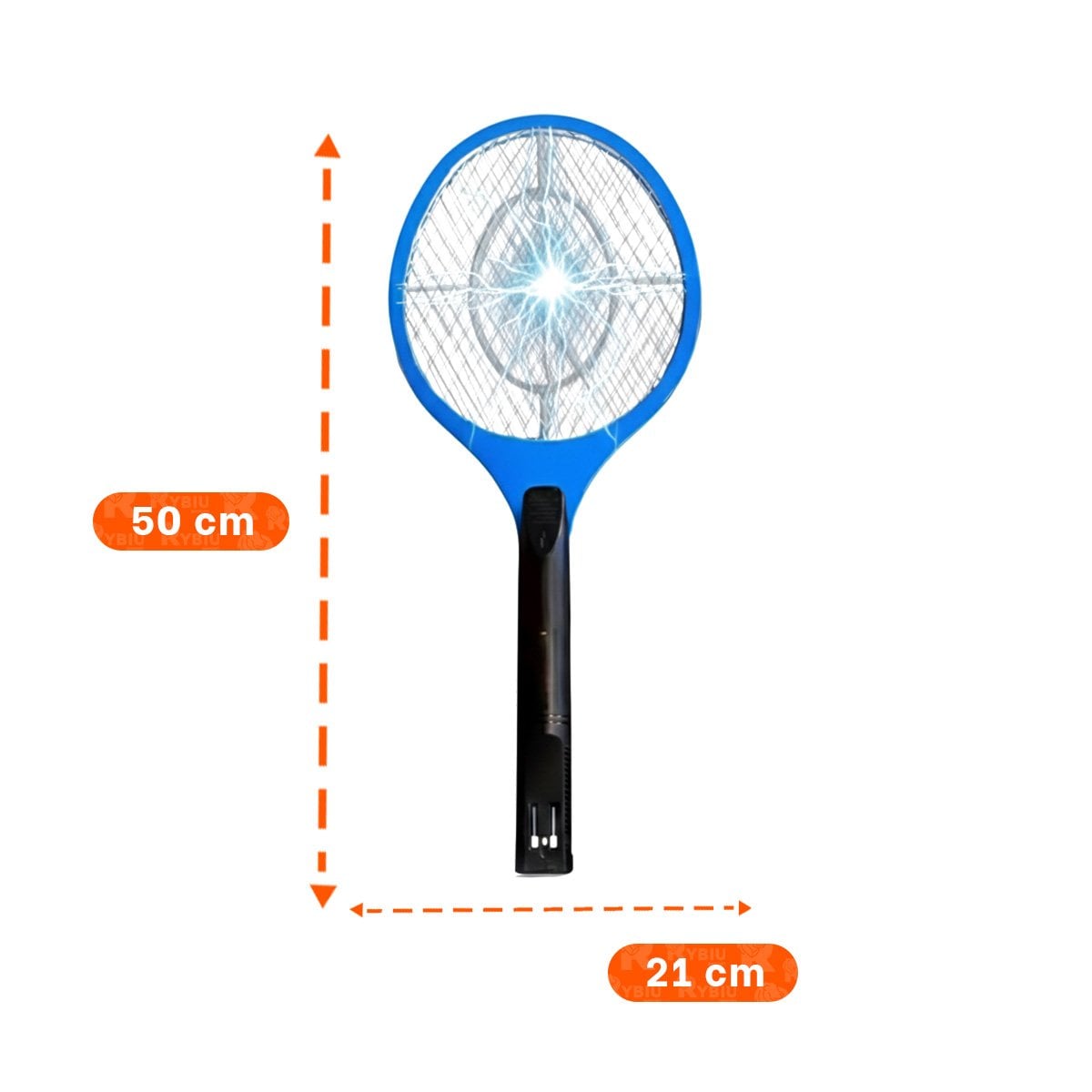 DISPOSITIVO MOSQUITERA AZUL CON MANGO NEGRO PARA HOGAR Y CONTROL DE MOSQUITOS Y+POST IT - 4