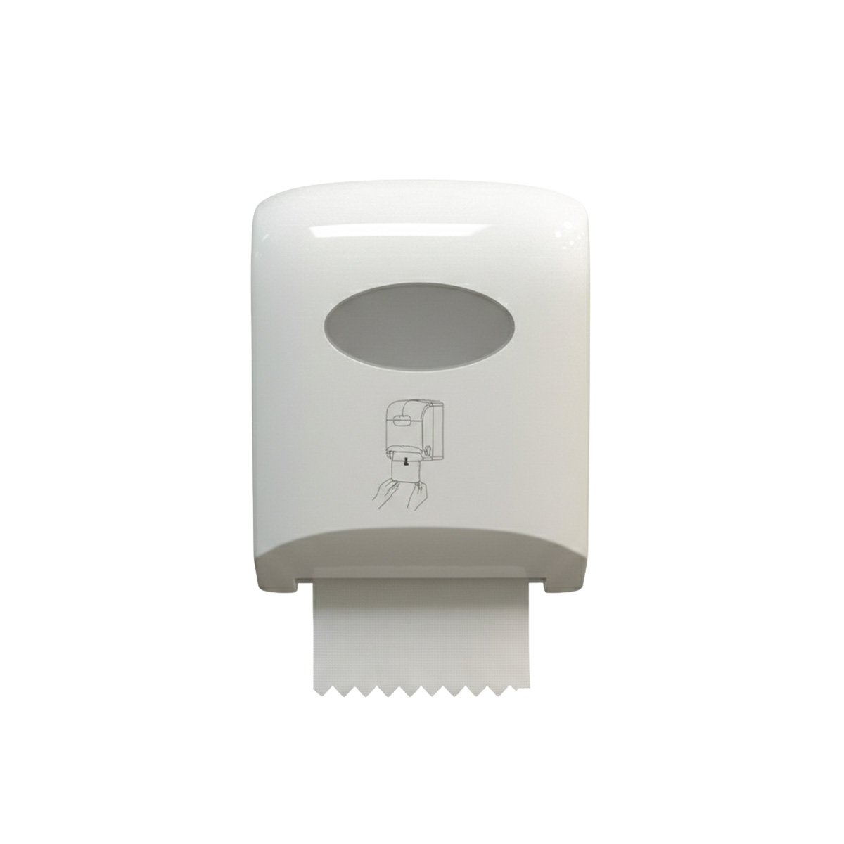 SOPORTE DE PAPEL TOALLA EN ROLLO HORIZONTAL BLANCO PARA COCINA Y+REGALO STICKER - 1