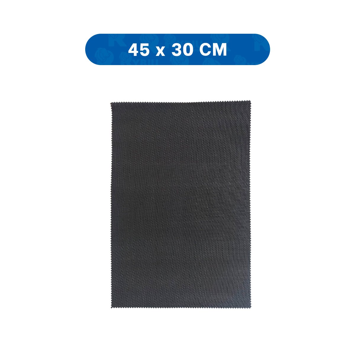 JUEGO 6 INDIVIDUALES RECTANGULARES LISO PLOMO OSCURO 30X45CM PARA COCINA Y HOGAR Y+PAPEL REGALO - 4