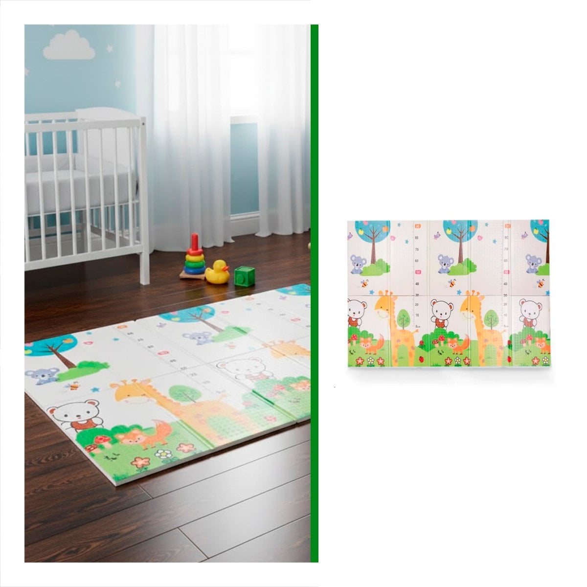 TAPETE DE NIÑOS MULTICOLOR 250X180X2CM PARA AREA DE JUEGO EN CASA Y+PAPEL REGALO - 5