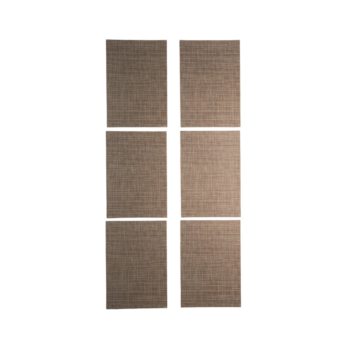 PACK2 KIT 6 INDIVIDUAL MARRON RECTANGULAR JASPEADO 30X45CM PARA MESA Y EVENTOS Y+REGALO STICKER - 2