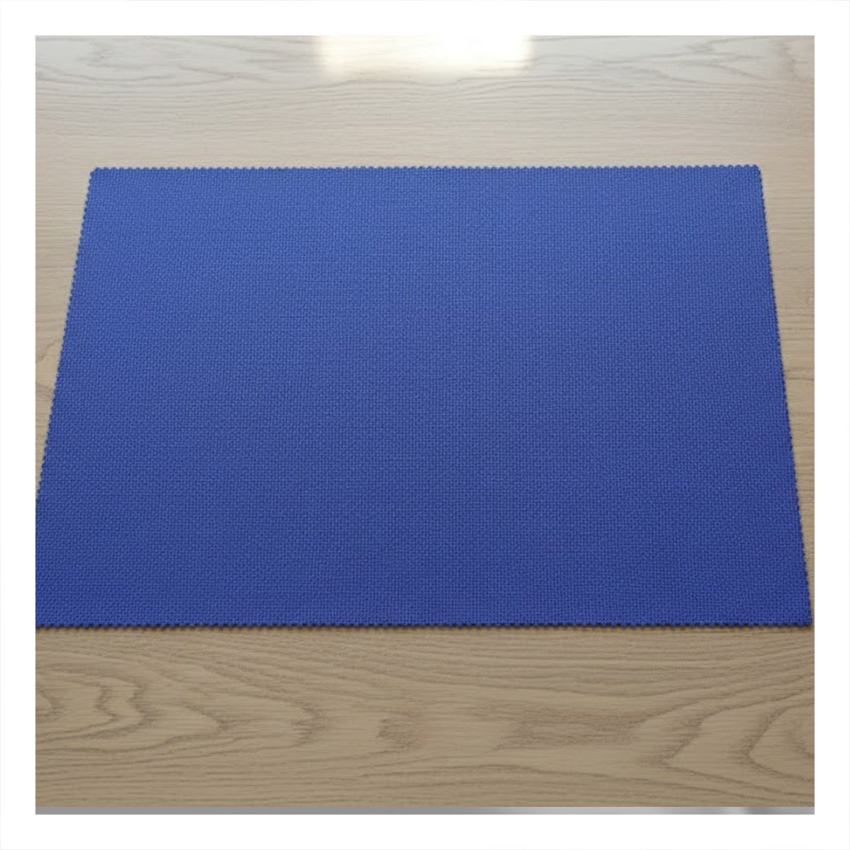 PACK12 SET 6 INDIVIDUAL AZUL RECTANGULAR LISO 30X45CM PARA MESA Y COMEDOR Y+PAPEL REGALO - 2