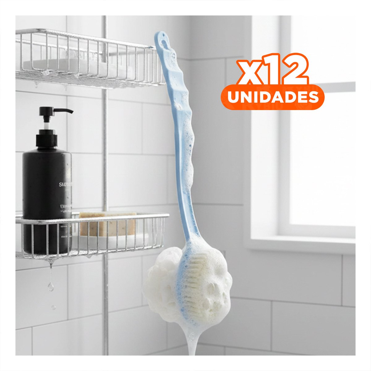 PACK12 REPUESTO SPA AZUL 36CM DOBLE CABEZALES PARA RELAJACION TOTAL Y+PAPEL REGALO - 1