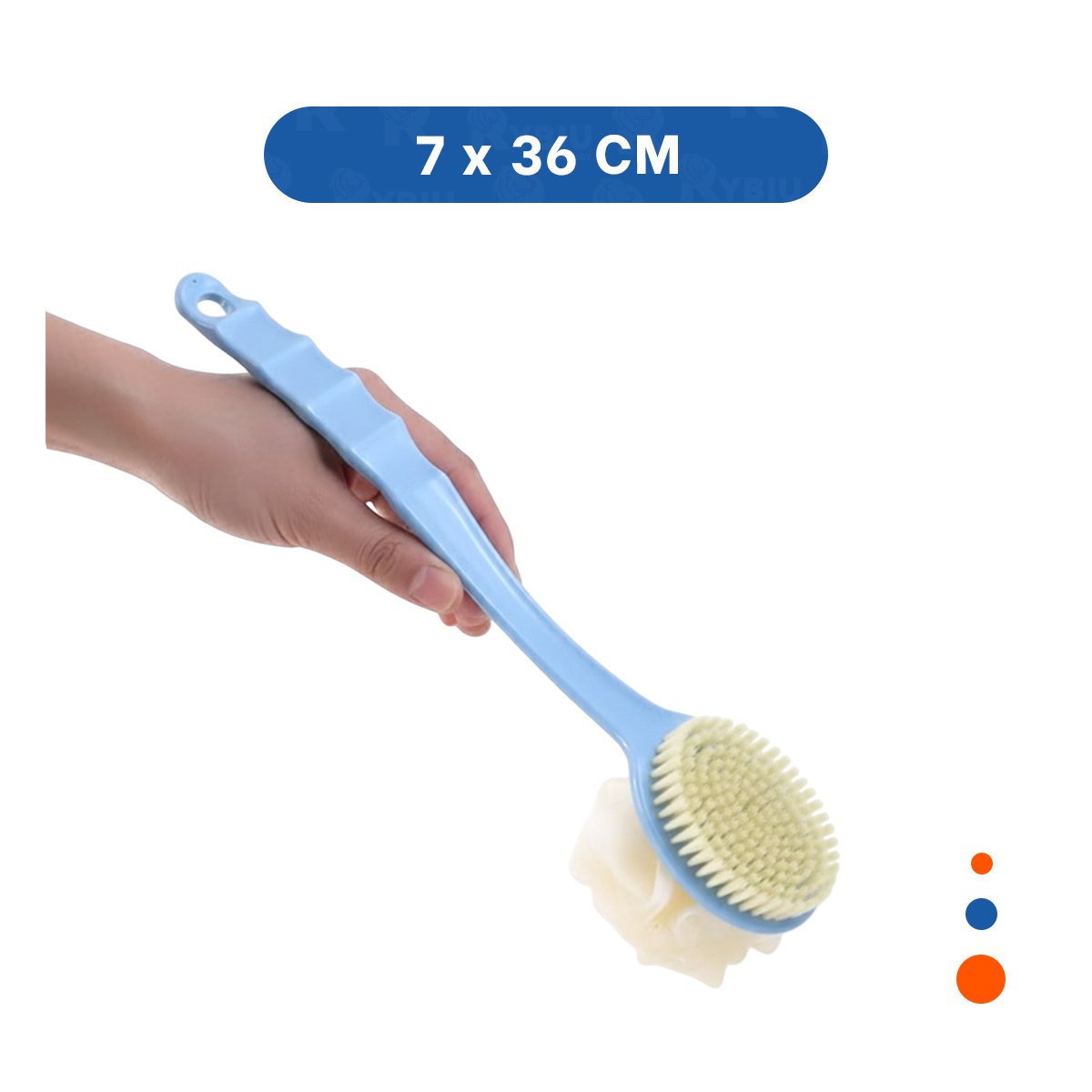 PACK12 REPUESTO SPA AZUL 36CM DOBLE CABEZALES PARA RELAJACION TOTAL Y+PAPEL REGALO - 4