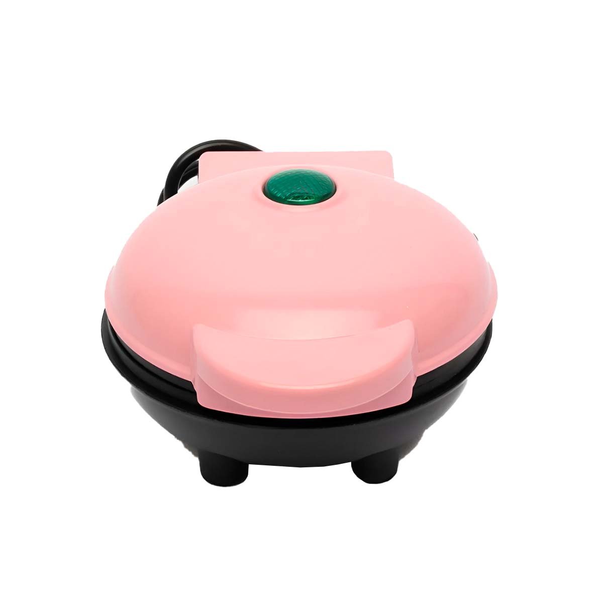 MINI WAFLERA CIRCULAR ROSADO PARA COCINA Y PREPARACION DIARIA DE WAFFLES FRESCOS Y+LIGAS REGALO - 5
