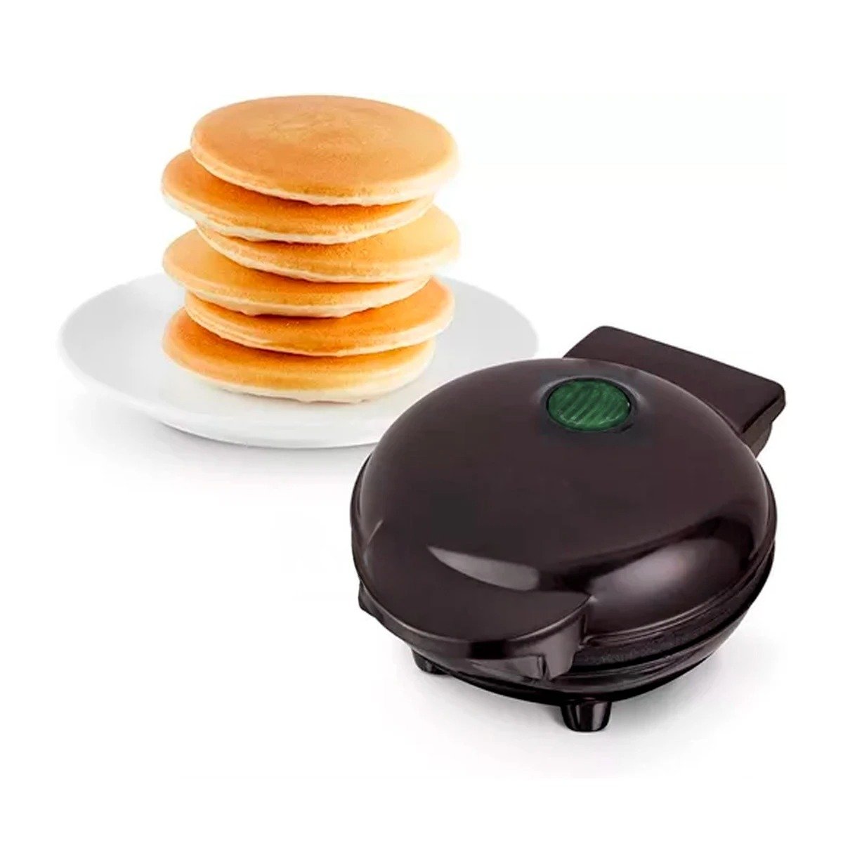 PACK6 COCINA PARA WAFFLES NEGRO PARA PREPARACION DE WAFFLES PARA NINOS Y+REGALO STICKER - 2