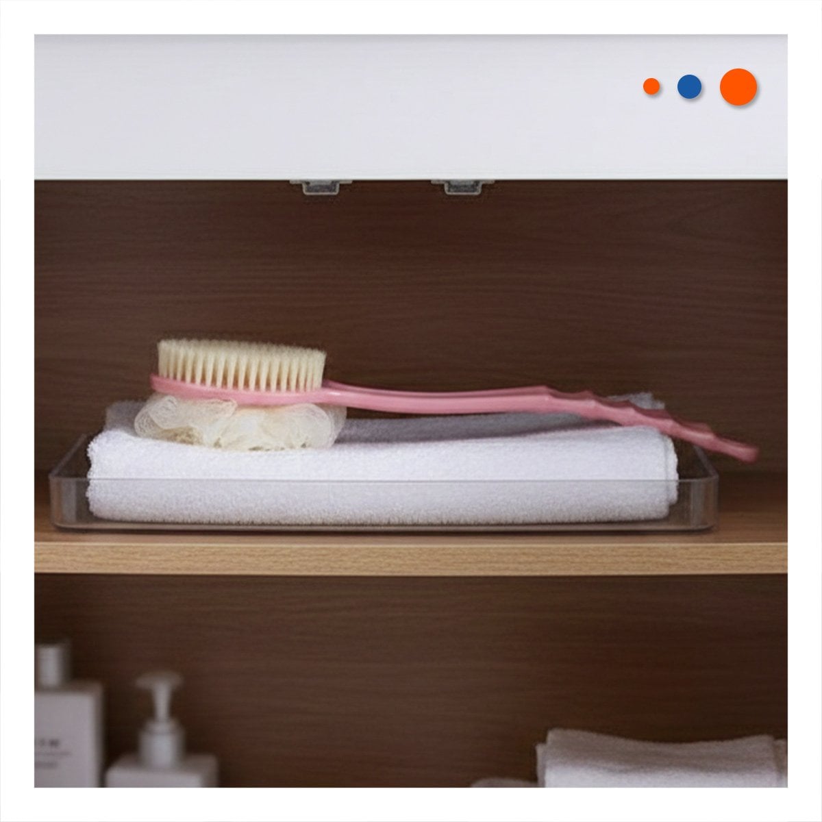 CEPILLO CORPORAL ROSADO DOBLE CABEZALES 36CM PARA RELAJACION DIARIA Y+PAPEL REGALO - 1