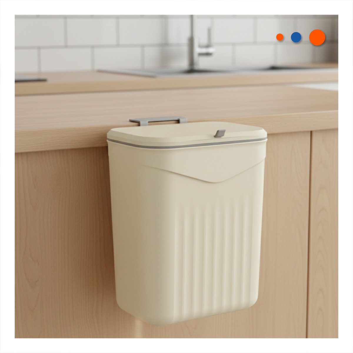 PACK12 CUBO BEIGE ORGANIZADOR MODERNO Y FACIL DE USAR PARA HOGAR Y+PAPEL REGALO - 2