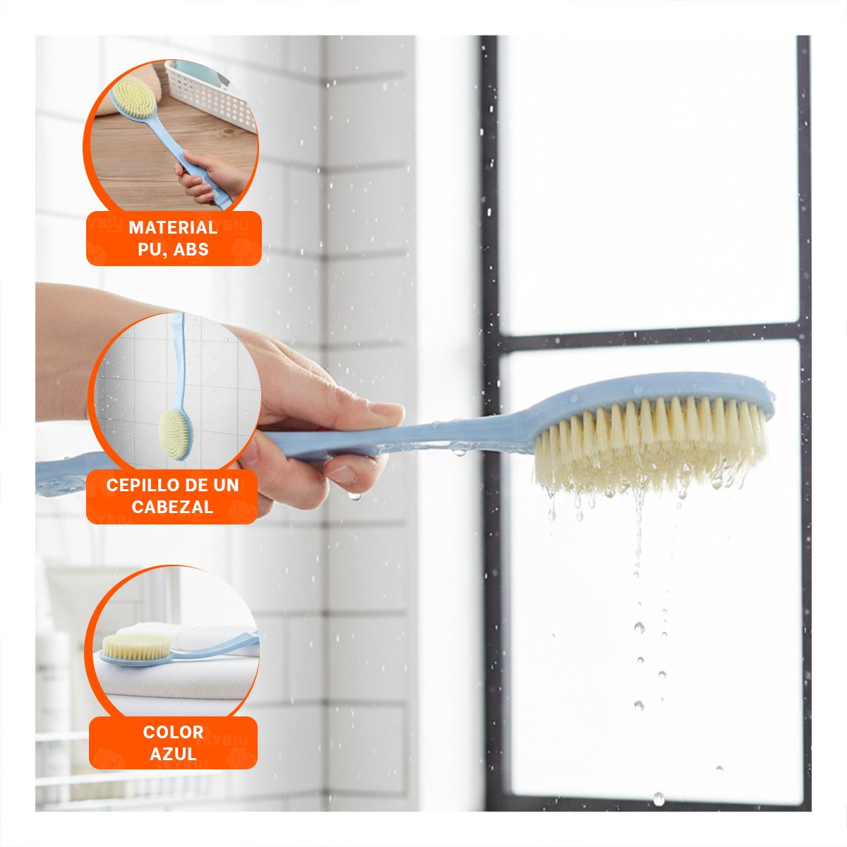 PACK12 REPUESTO SPA AZUL 36CM UN CABEZAL PARA RELAJACION TOTAL Y+PAPEL REGALO - 3