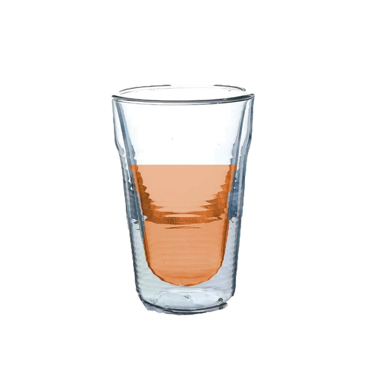 PACK6 TAZA DOBLE CAPA EN VIDRIO BOROSILICATO TRANSPARENTE CON CAPACIDAD 260ML Y+REGALO STICKER - 2
