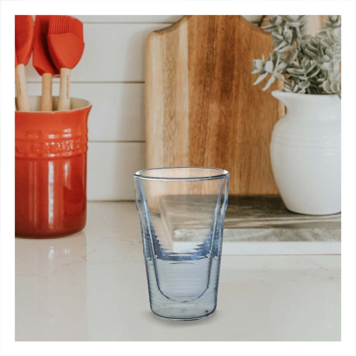 PACK12 TAZA 260ML DE VIDRIO BOROSILICATO TRANSPARENTE CON SISTEMA DOBLE CAPA - 5