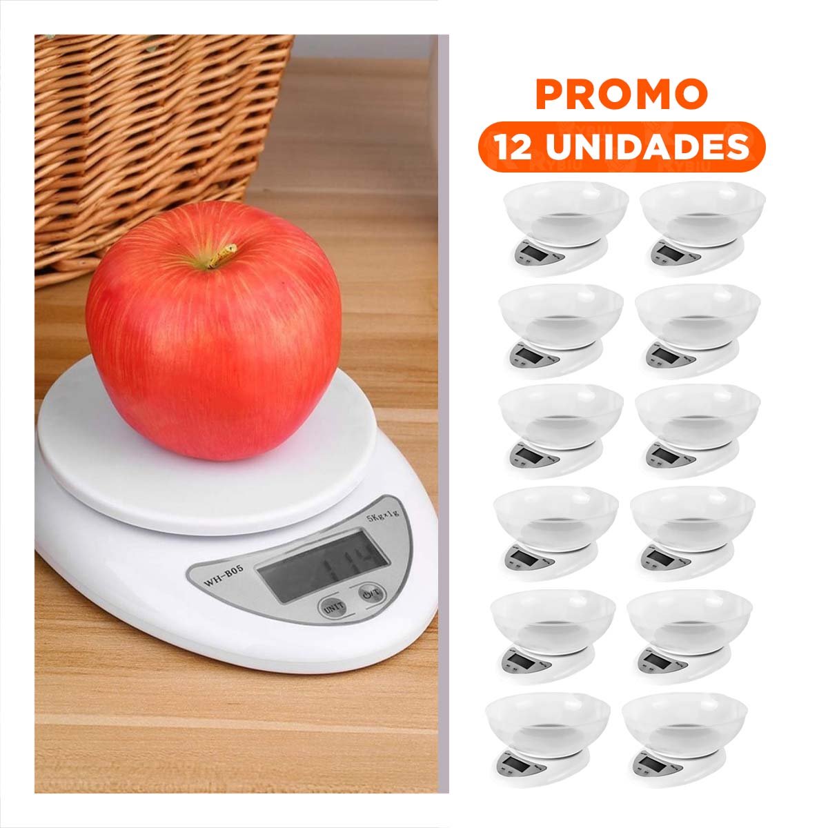 PACK12 INSTRUMENTO DIGITAL DE COCINA ELECTRONICO MEDICION FACIL Y SENSOR PRECISO - 1
