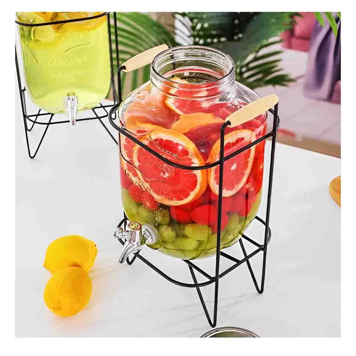 BOTELLA PARA LÍQUIDO 8L CON ESTRUCTURA METÁLICA RESISTENTE Y DISEÑO MODERNO Y+REGALO STICKER - 3