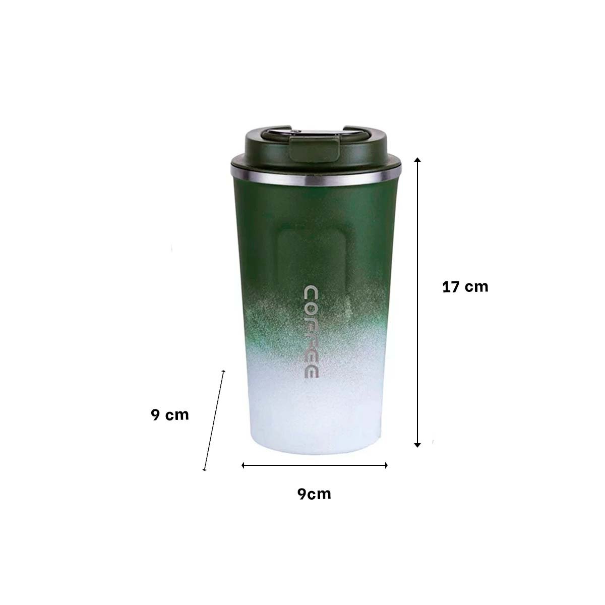 PACK6 RECIPIENTE INTELIGENTE 510ML VERDE CON BLANCO PARA BEBIDAS Y+REGALO STICKER - 4