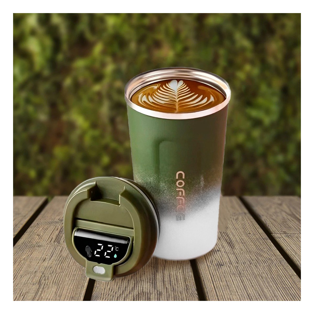 PACK6 RECIPIENTE INTELIGENTE 510ML VERDE CON BLANCO PORTÁTIL ELEGANTE Y FUNCIONAL - 5
