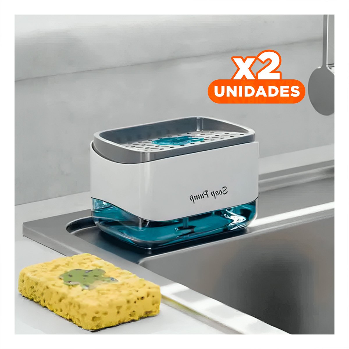 PACK2 KIT JABÓN LIQUIDO LAVAVAJILLA BLANCO SEGURO Y PRACTICO HOGAR Y+PAPEL REGALO - 1