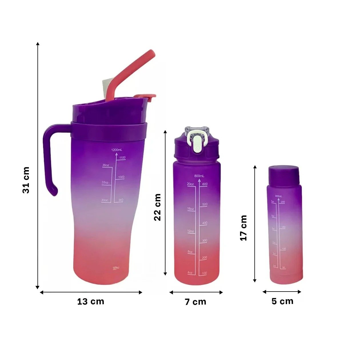 PACK2 SET TRIO TRICOLOR MORADO BLANCO ROSADO FACIL LIMPIAR Y RAPIDO COCINA Y+REGALO STICKER - 4