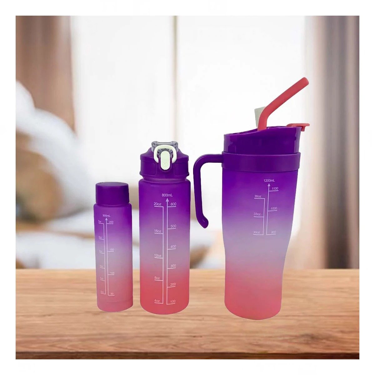 PACK4 EQUIPO TRIO TRICOLOR MORADO BLANCO ROSADO FACIL DE USAR Y PRACTICO Y+REGALO STICKER - 3