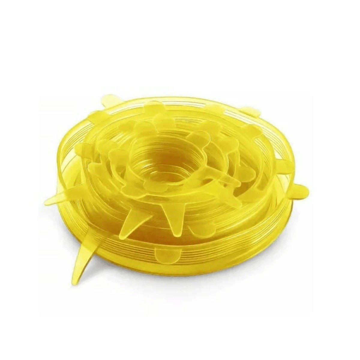 HERRAMIENTA 6 TAPAS SILICONA EXTENSIBLES AMARILLO FACIL LIMPIAR Y+POST IT - 5