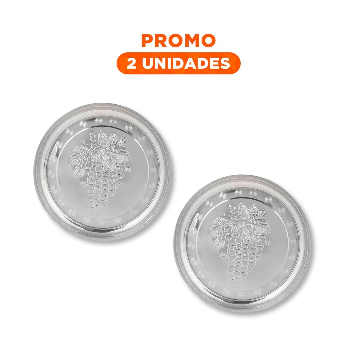 PACK2 BASE DE ACERO 40 CM X 40 CM COMPACTA Y EFICIENTE PARA HOGAR COTIDIANO Y+REGALO STICKER - 1