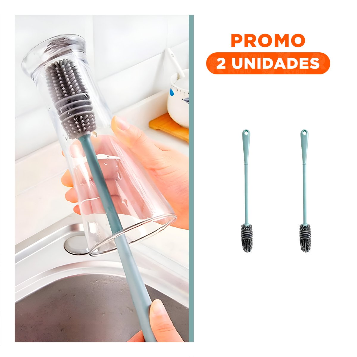PACK2 HERRAMIENTA DE LAVADO CELESTE PARA FOMENTAR ESPACIO CON MUCHO ORDEN REAL Y+REGALO STICKER - 1