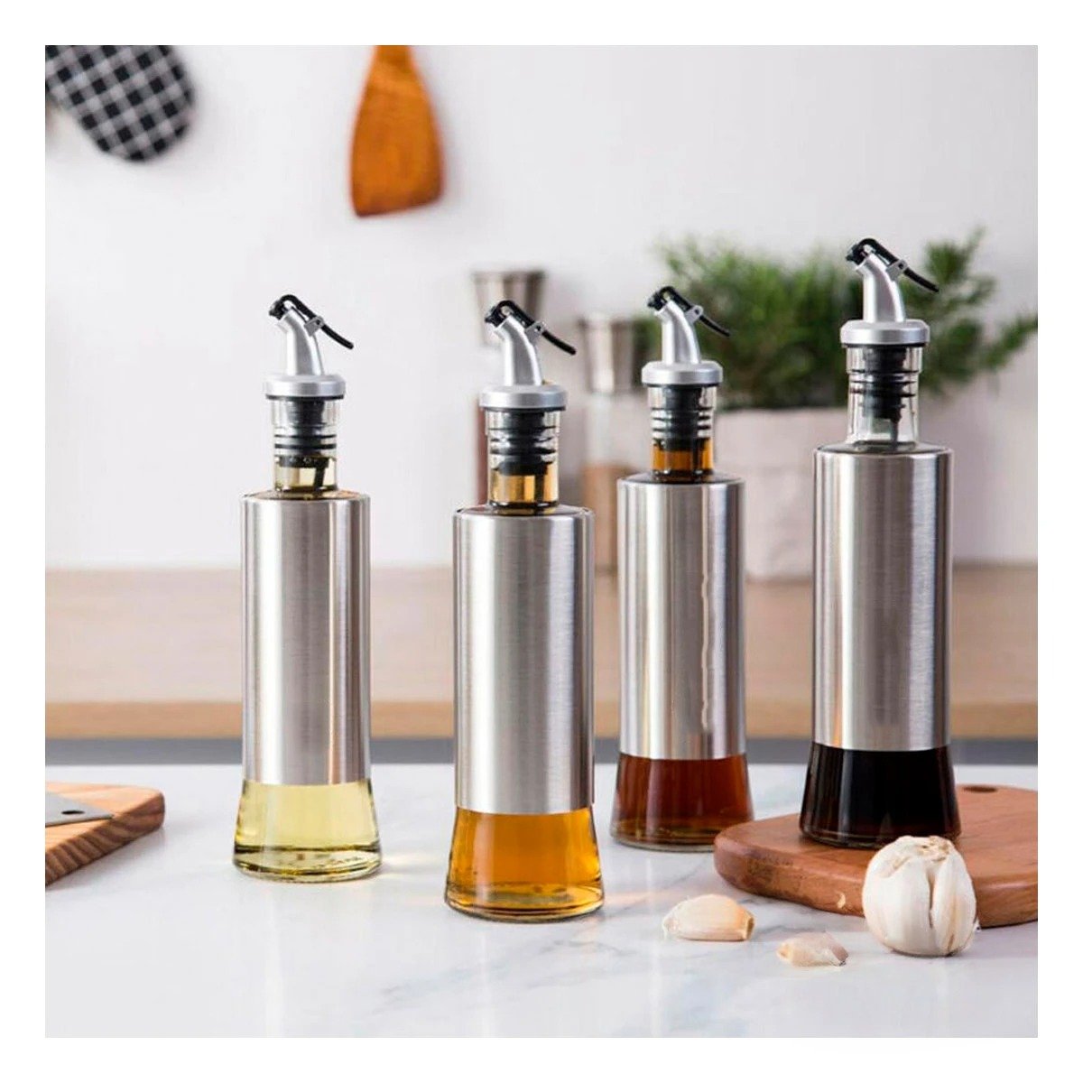 PACK2 ENVASE VIDRIO CON VERTEDOR 500ML FACIL DE LLENAR Y MANTENER LIMPIO Y+REGALO STICKER - 5