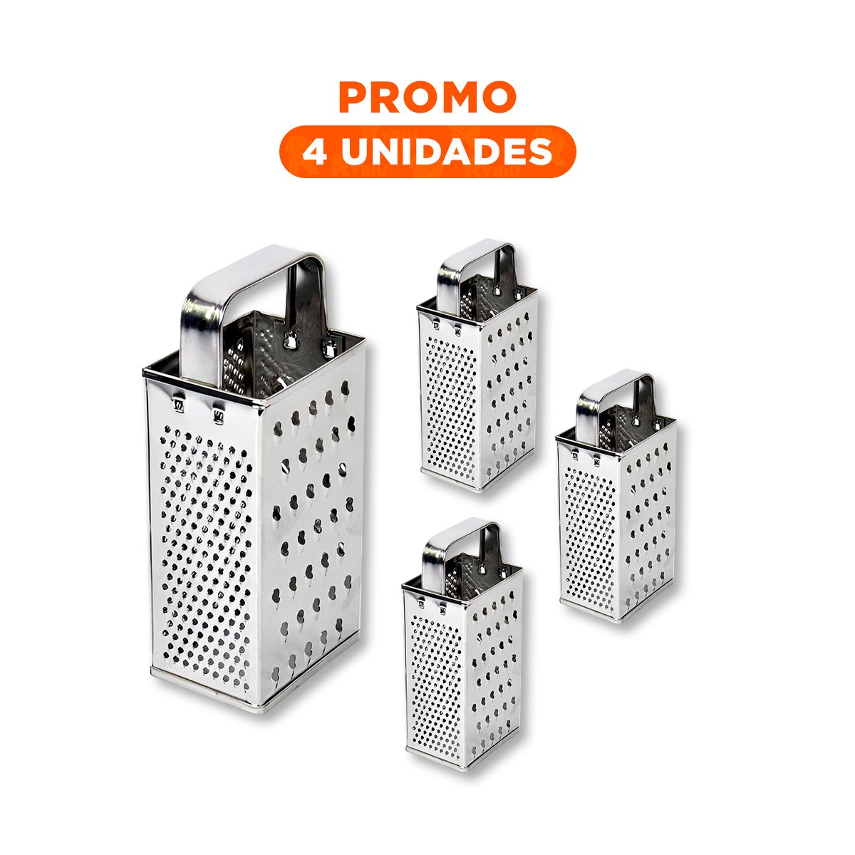 PACK4 CORTADOR LIGERO DE METAL MULTIUSO QUESO VERDURAS Y FRUTAS FACIL DE LIMPIAR - 1