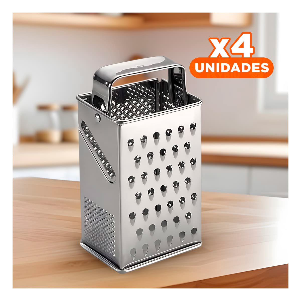 PACK4 DESMENUZADOR DE METAL MULTIUSO COCINA FACIL DE USAR Y MANTENER LIMPIO Y+REGALO STICKER - 1