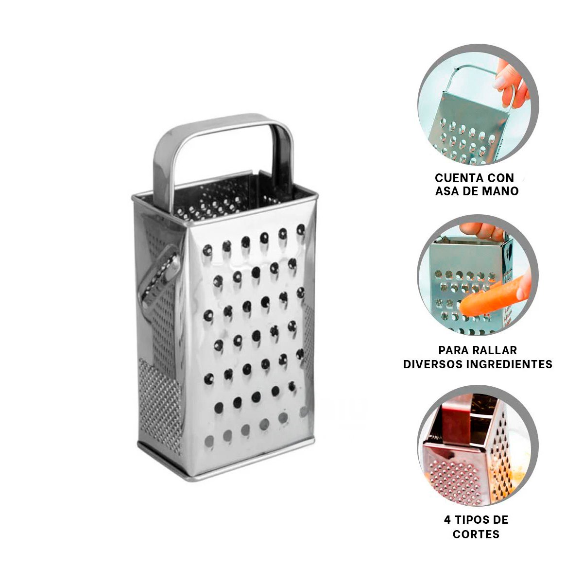 MOLINO DE METAL PROFESIONAL ACERO DURABLE Y SEGURO Y+POST IT - 5