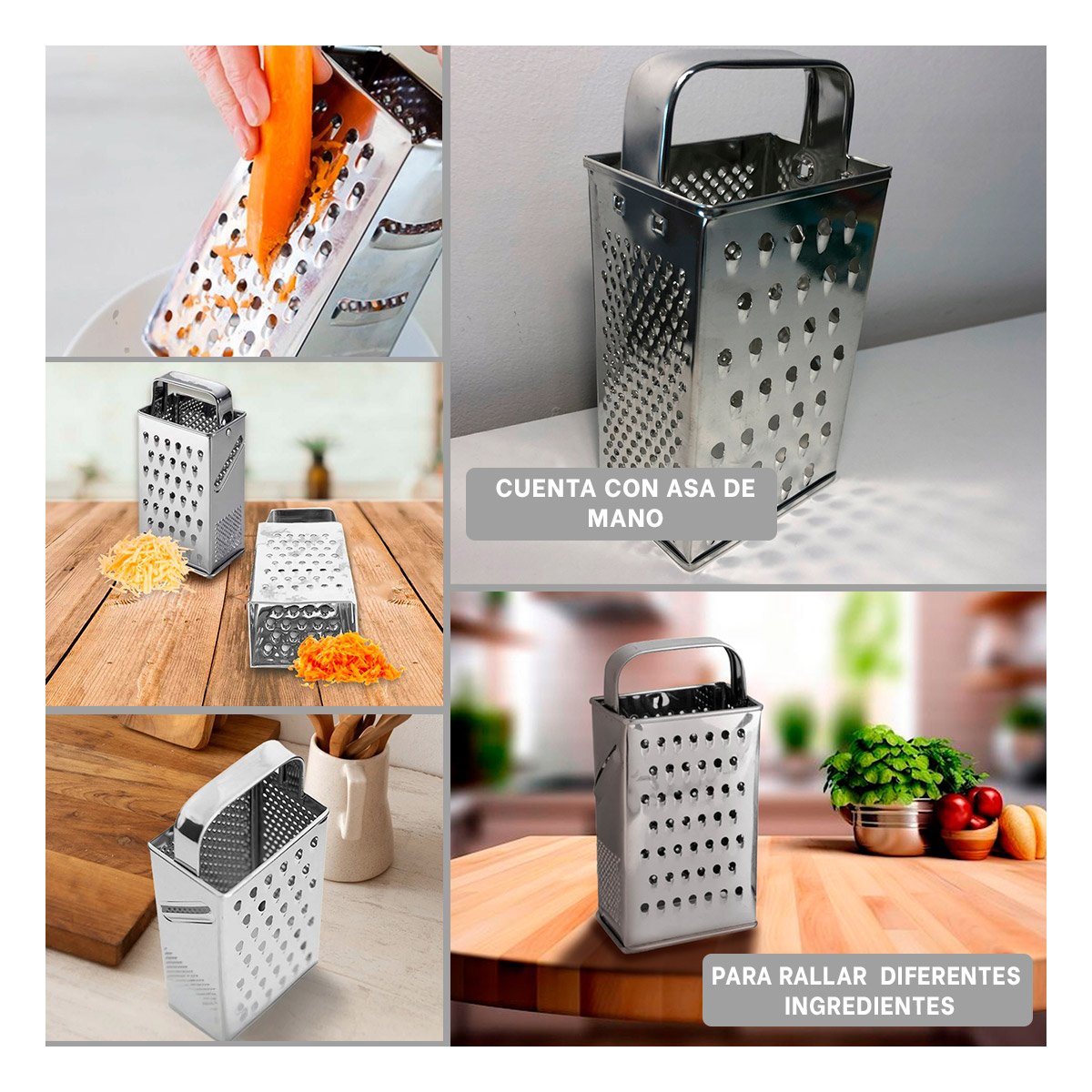 PACK4 RASPADOR DE METAL MULTIUSO COCINA FACIL DE USAR Y LIMPIAR Y+REGALO STICKER - 2