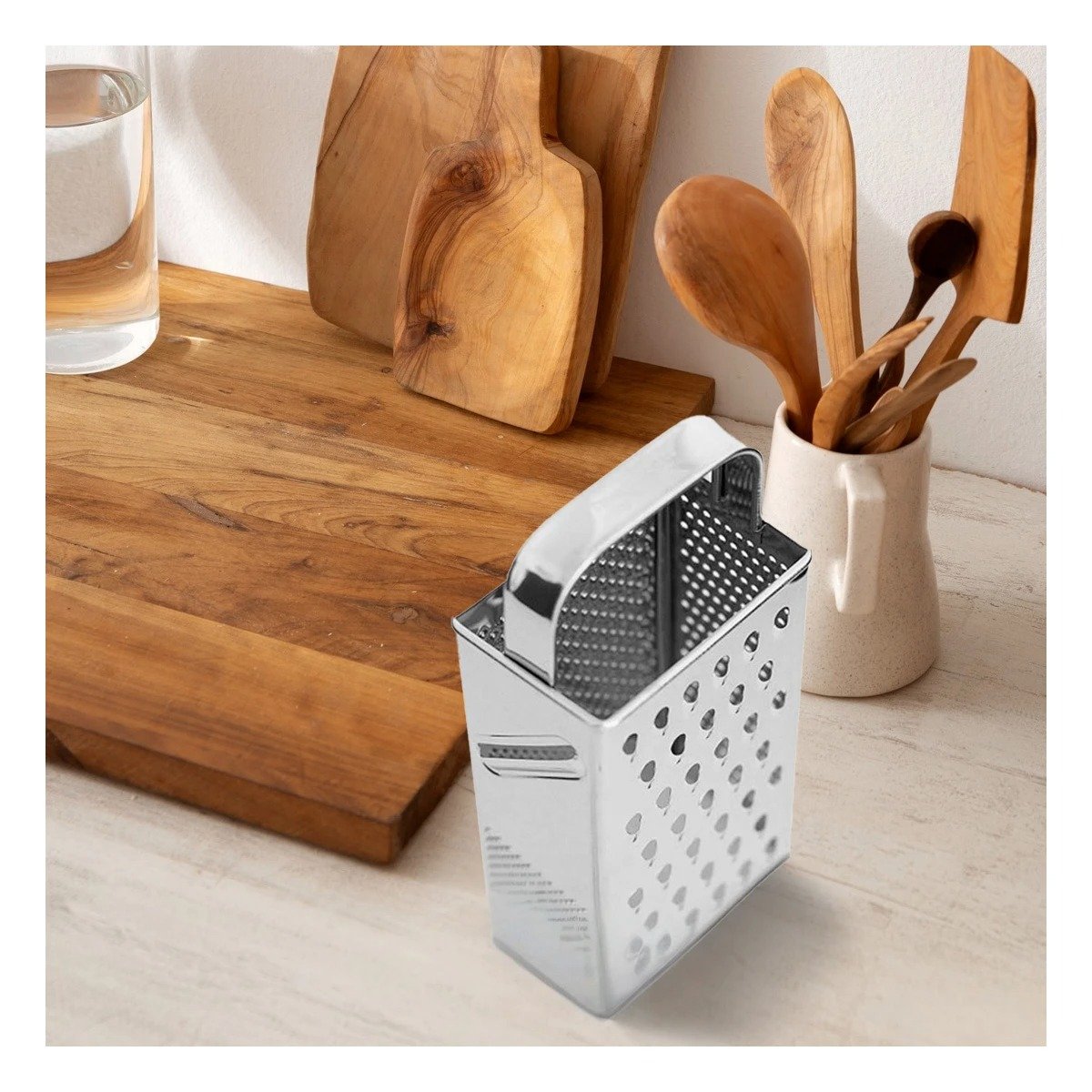 PACK4 RASPADOR DE METAL MULTIUSO COCINA FACIL DE USAR Y LIMPIAR Y+REGALO STICKER - 5