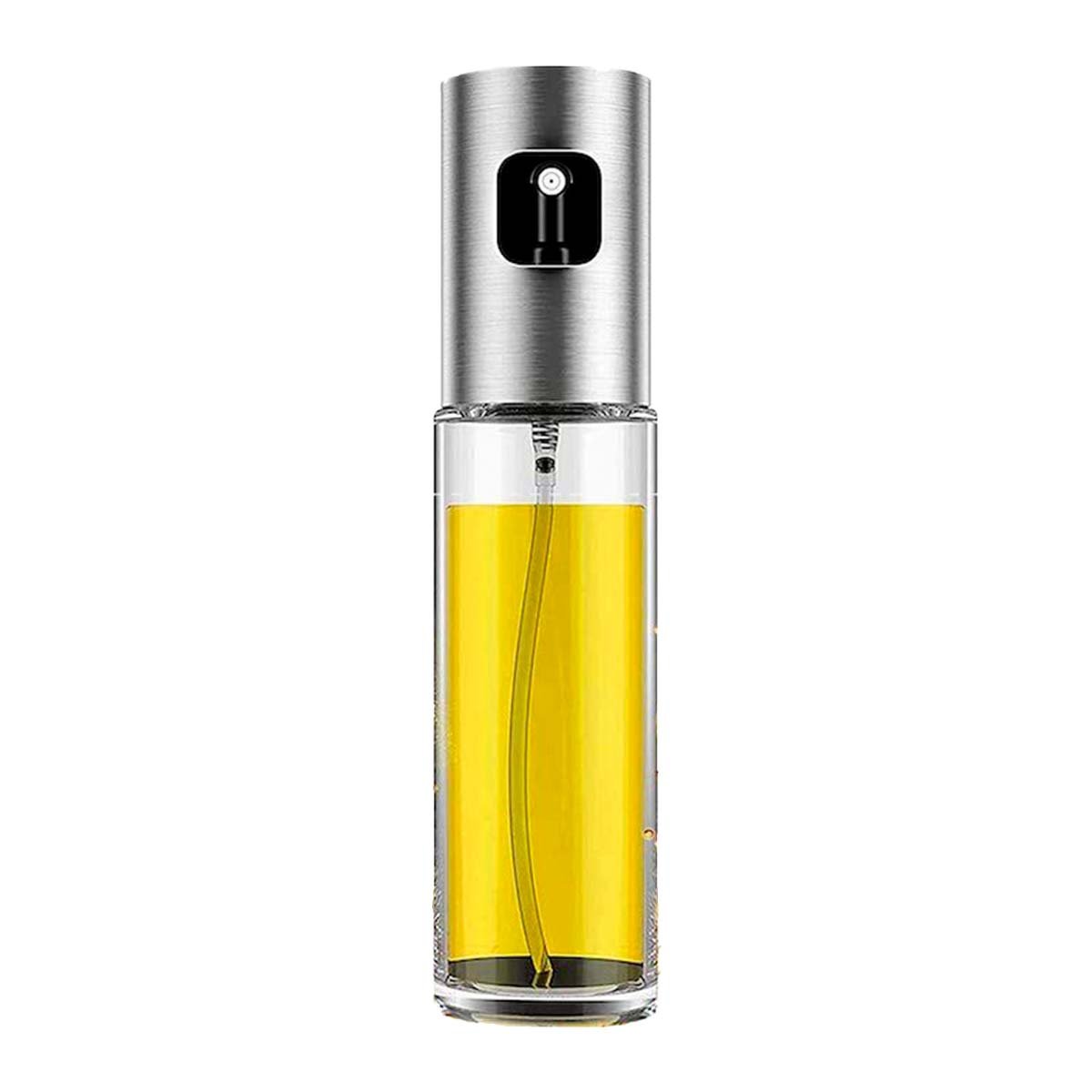PACK12 VERTEDOR SPRAY VIDRIO PLATEADO PRACTICO Y SEGURO TODO TIPO DE ACEITE Y+REGALO STICKER - 2