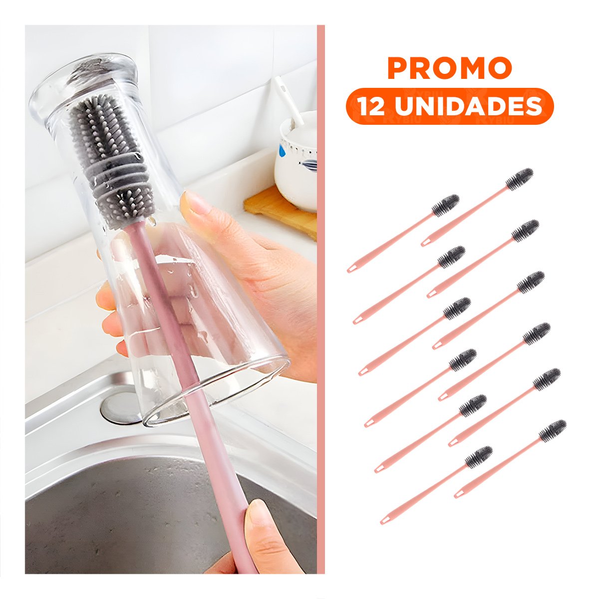 PACK12 ARTICULO DE HIGIENE ROSADO DE MARCA SEGURA PARA TODOS LOS PADRES SANOS - 1
