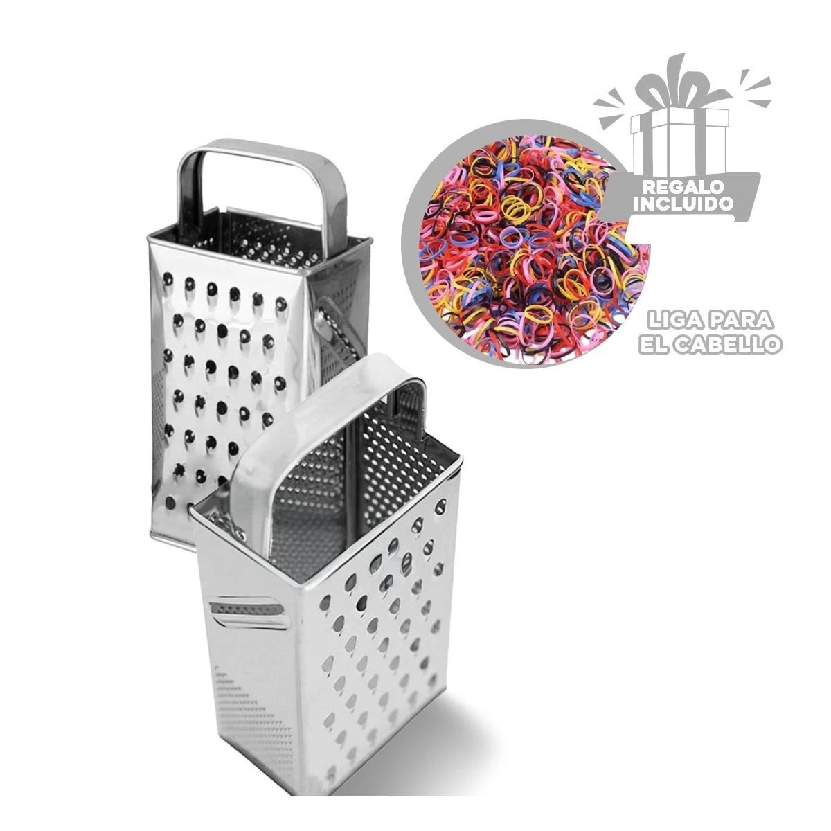 MOLINO DE METAL MULTIUSO QUESO VERDURAS Y FRUTAS FACIL DE LIMPIAR Y+LIGAS REGALO - 2