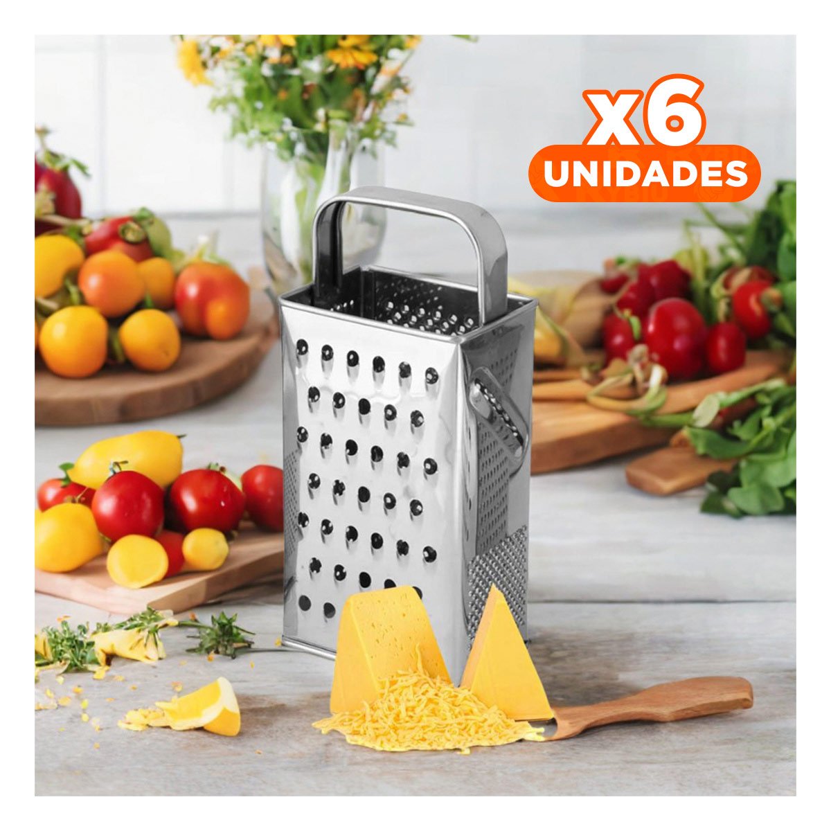 PACK6 MOLINILLO LIGERO DE METAL MANGO ANTIDESLIZANTE FACIL DE MANEJAR Y LIMPIAR Y+PAPEL REGALO - 1