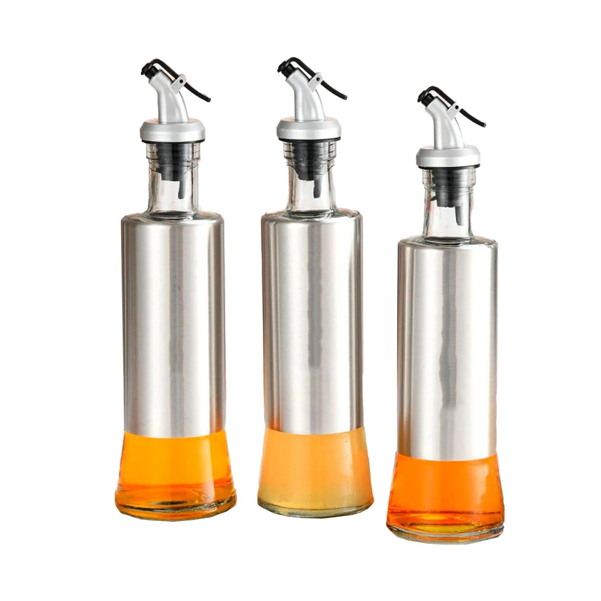 PACK12 VERTEDOR VIDRIO TRANSPARENTE PICO DOSIFICADOR 500ML PRACTICO Y SEGURO Y+REGALO STICKER - 2